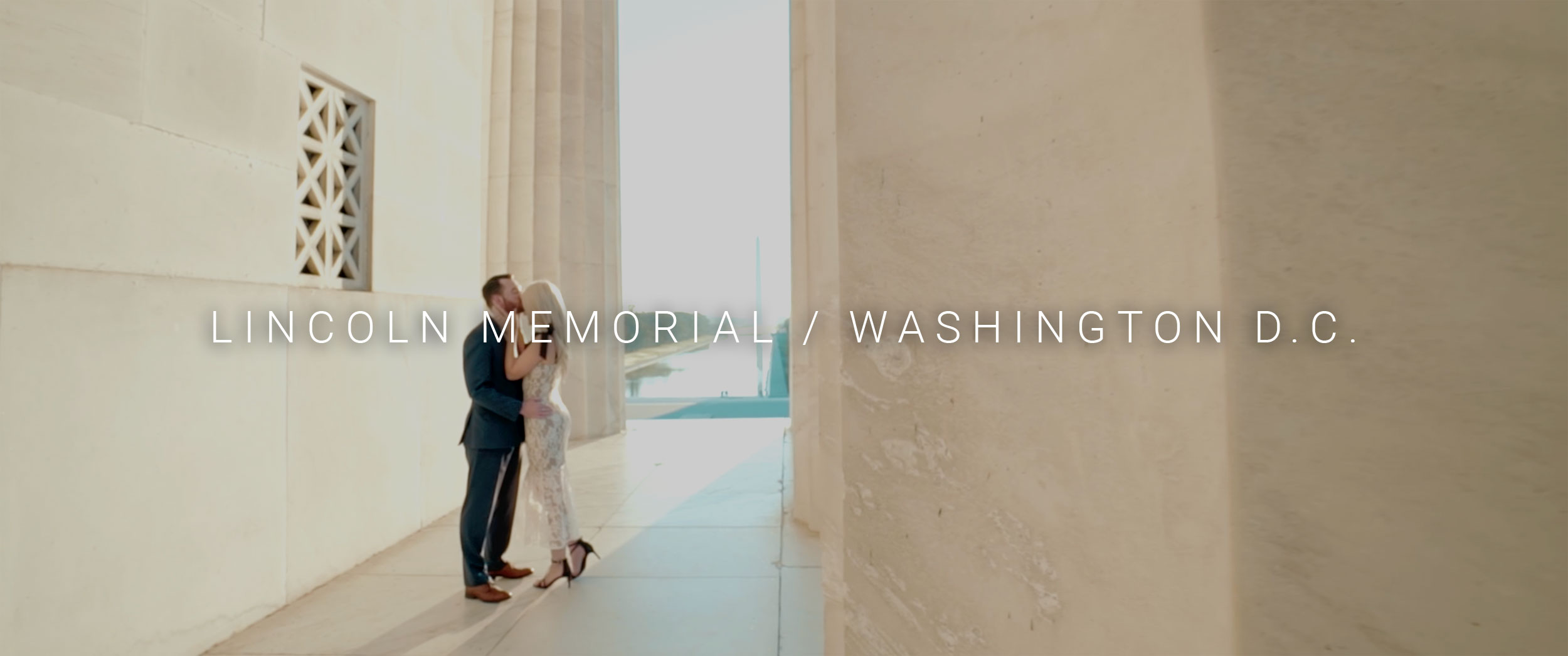 Vona B. Productions Washington, DC Videography at Lincoln Memorial